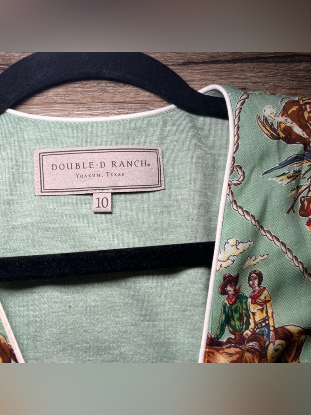 DOUBLE D RANCH Romance & Rustlers A.R. Mitchell Western Print NWT - Picture 12 of 14